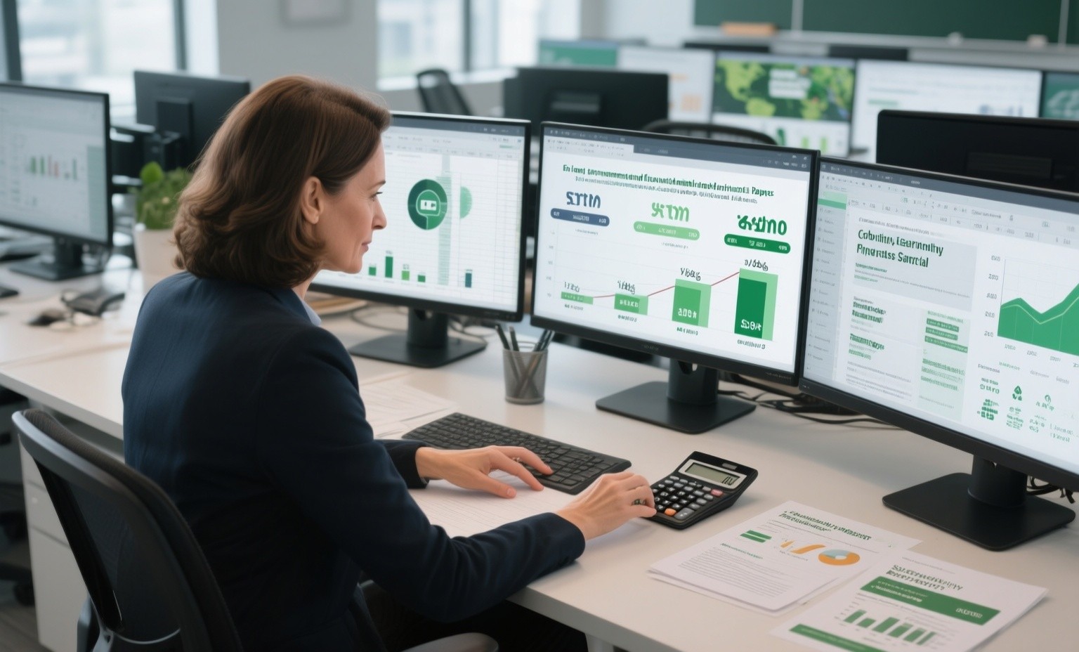 The hidden savings of paperless online learning: calculating the real environmental and financial benefits over five years