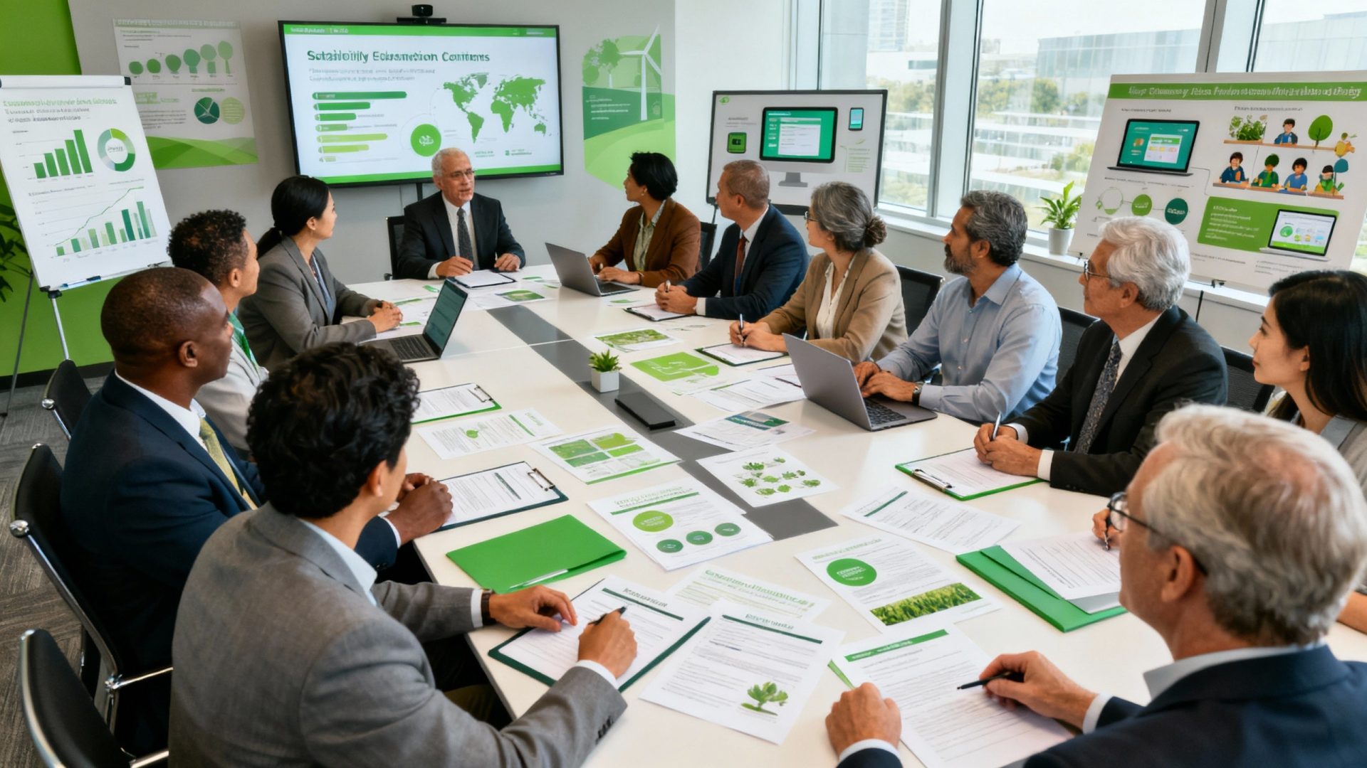 Corporate partnerships for environmental education technology: Leveraging business relationships to fund green online learning initiatives